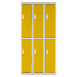 ·OL3-02 Locker OL 6 puertas Amarillo