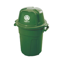 BAS1-01 BASURERO 100L VERDE RIMAX
