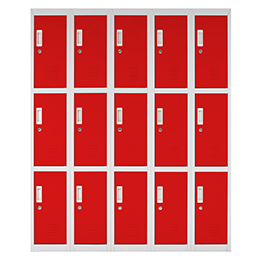 ·OL5-03 Locker OL 15 puertas Rojo