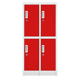 OLMN2-02 Locker OL 4 puertas Rojo