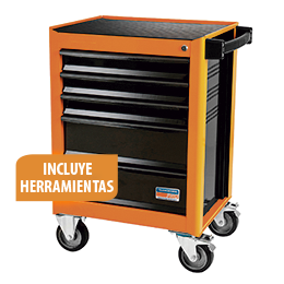 ·TCPH-792 Carro porta herramientas TramontinaPro 92 pcs 3Bandejas 2Cajones